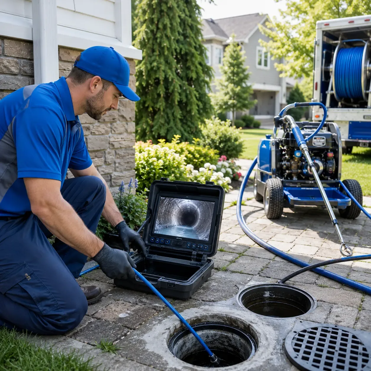 Outdoor drain cleaning professionals serving Mahanoy City, PA